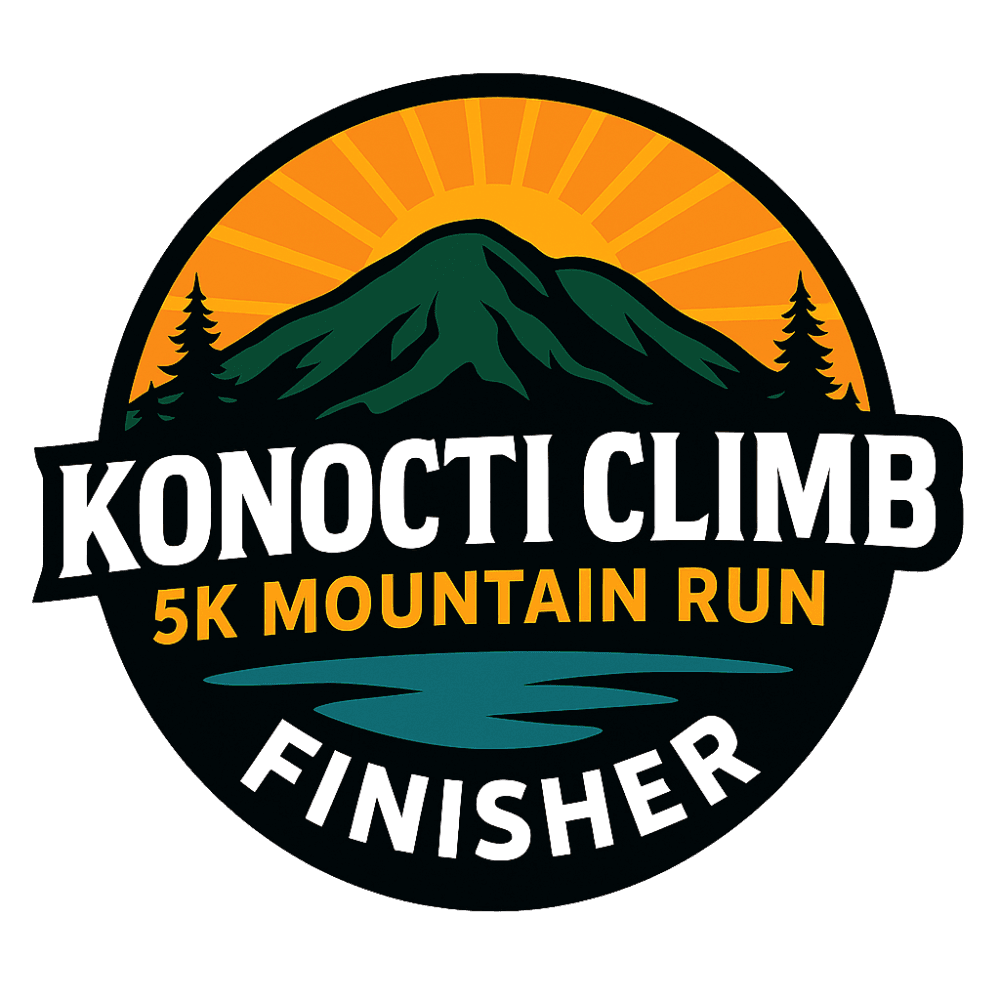Konocti Climb finisher badge concept